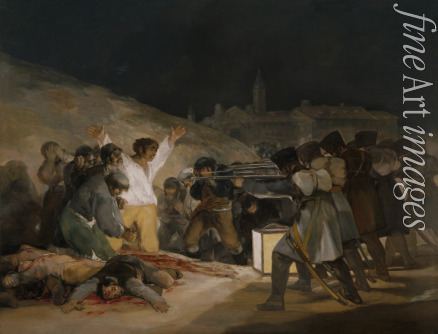 Goya Francisco de - Die Erschießung der Aufständischen am 3. Mai 1808 in Madrid