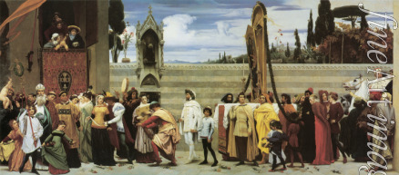 Leighton Frederic 1. Baron Leighton - Cimabues Madonna, in Prozession zu Florenz einhergetragen