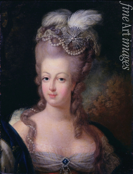 Gautier Dagoty Jean-Baptiste André - Porträt von Marie Antoinette (1755-1793), Königin von Frankreich und Navarra