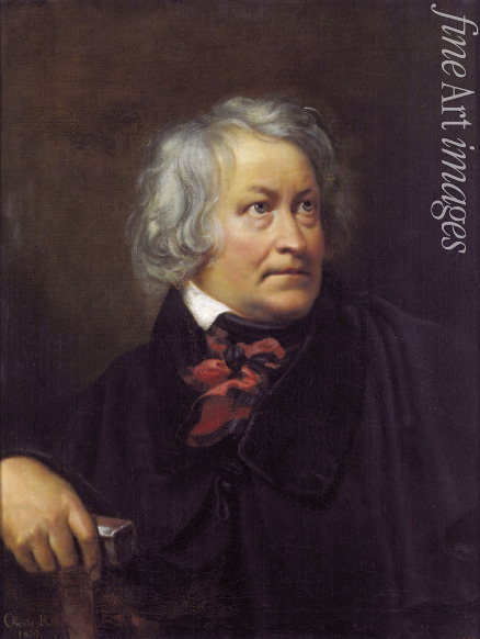Kiprensky Orest Adamovich - Portrait of the sculptor Bertel Thorvaldsen (1770-1844)