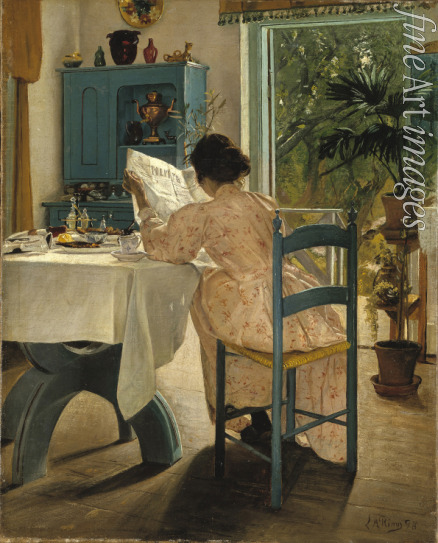 Ring Laurits Andersen - Breakfast with the morning newspaper