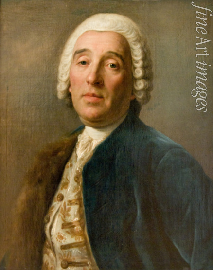 Rotari Pietro Antonio - Porträt des Architekten Bartolomeo Francesco Rastrelli (1700-1771)