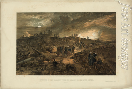 Simpson William - Fort Malakow nach der Erstürmung am 8. September 1855