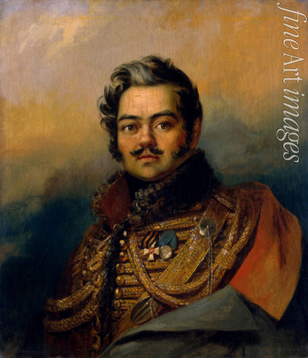 Dawe George - Porträt Denis Dawydow (1784-1839), Offizier, Schriftsteller und Dichter