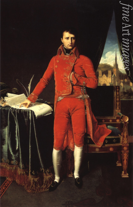 Ingres Jean Auguste Dominique - Napoleon Bonaparte als Erster Konsul von Frankreich