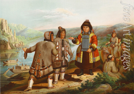 Anonymous - Yakuts at the Lena River (From T de Pauly's 