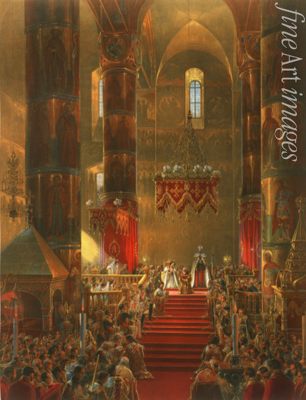 Timm Vasily (George Wilhelm) - The Metropolitan genuflects at the Coronation ceremony