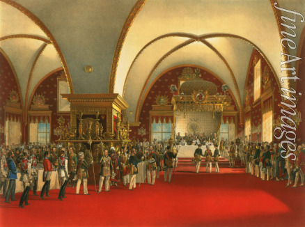 Timm Vasily (George Wilhelm) - Coronation banquet in the hall of the Palace of the Facets in the Moscow Kremlin