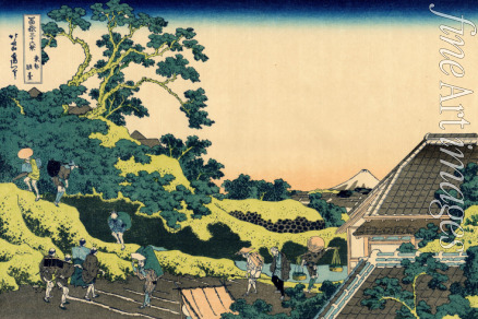 Hokusai Katsushika - Sundai in Edo (from a Series 