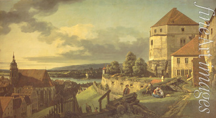 Bellotto Bernardo - View of Pirna from the Sonnenstein Fortress