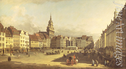 Bellotto Bernardo - The old Market place in Dresden