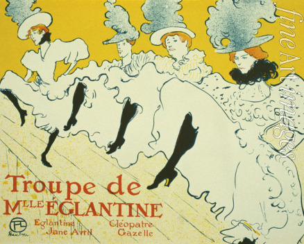 Toulouse-Lautrec Henri de - Die Truppe der Mlle Églantine (Plakat)