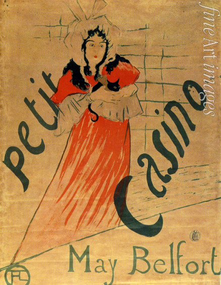 Toulouse-Lautrec Henri de - May Belfort, Petit Casino (Poster)
