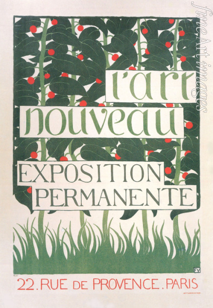 Vallotton Felix Edouard - Plakat für die Galerie 