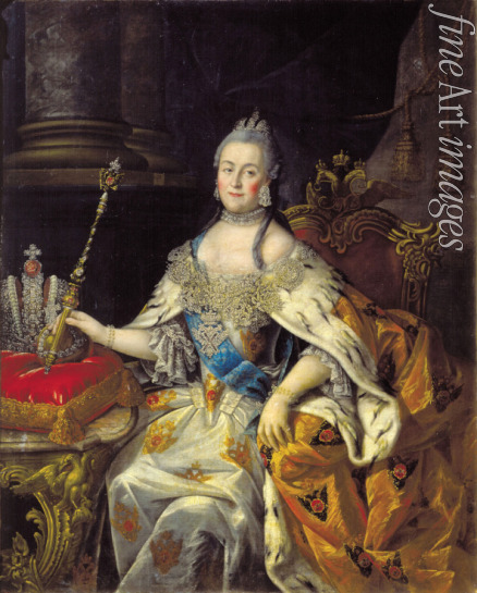 Antropow Alexei Petrowitsch - Porträt der Kaiserin Katharina II. (1729-1796)