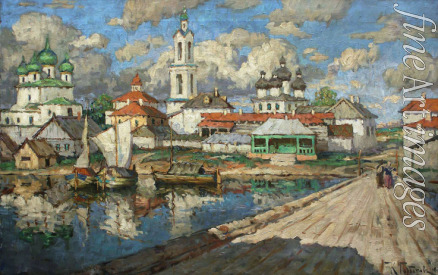 Gorbatov Konstantin Ivanovich - View of an old town