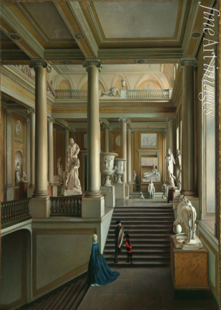 Ivanov Ivan Alexeyevich - Main staircase of Fine Arts Academy in St. Petersburg