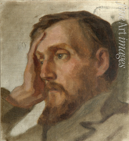 Astafiew Iwan Alexandrowitsch - Porträt von Literaturkritiker und Philosoph Wissarion Grigorjewitsch Belinski (1811-1848)