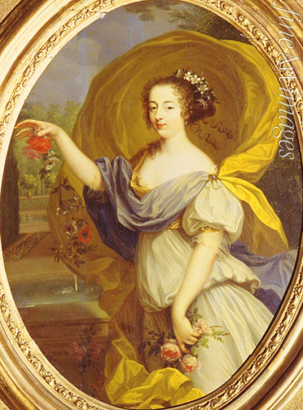 Mignard Pierre - Portrait of Duchess De la Valliere as Flora