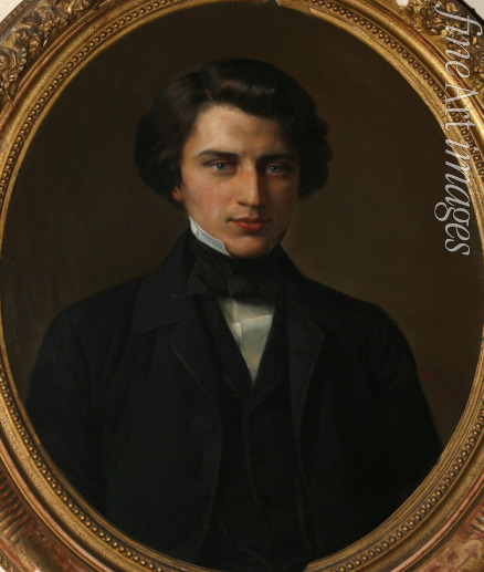 Gorbunow Kirill Antonowitsch - Porträt des Dichters Wladimir Schemtschuschnikow (1830-1884)