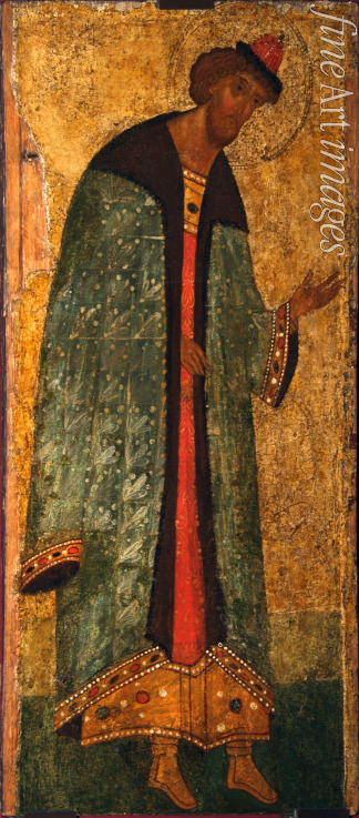 Russian icon - Saint Prince Boris