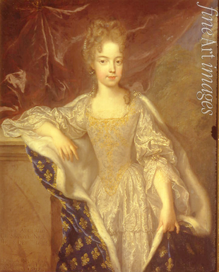 Troy François de - Portrait of Marie-Adélaïde of Savoy (1685-1712)