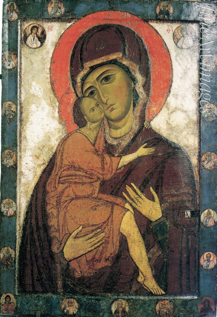 Russian icon - The Virgin of Belozersk