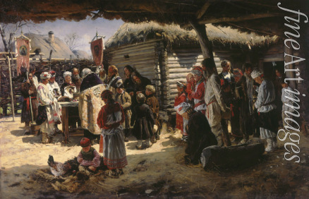 Makovsky Vladimir Yegorovich - An Easter Prayer