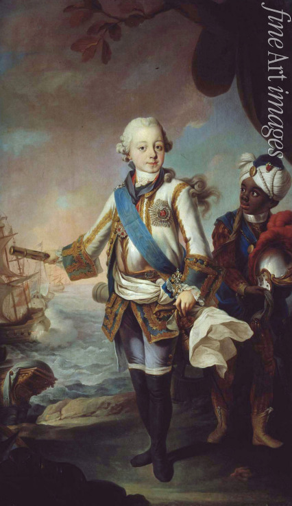 Torelli Stefano - Portrait of Grand Duke Pavel Petrovich (1754-1801)