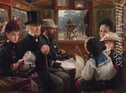 Morgan Alfred - An Omnibus ride to Piccadilly Circus (Mr Gladstone travelling with ordinary passengers)