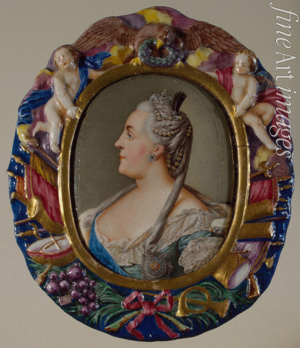 Tschorny Andrei Iwanowitsch - Porträt der Kaiserin Katharina II. (1729-1796)
