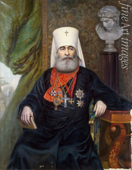 Karelin Andrei Andreevich - Portrait of Metropolitan Antonius of Saint Petersburg (1846-1912)