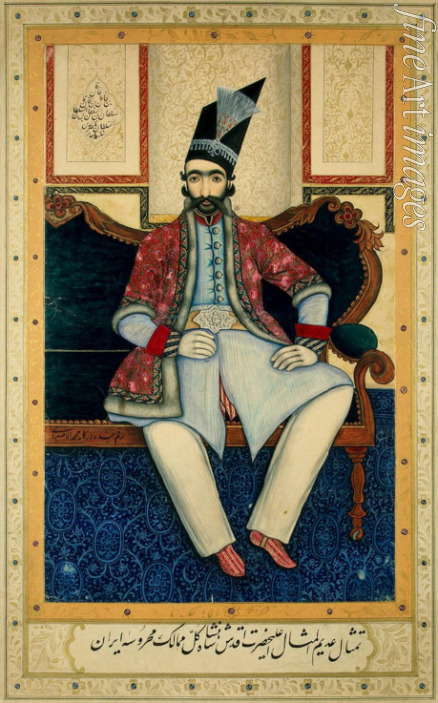 Muhammad Isfahani - Portrait of Naser al-Din Shah Qajar (1831-1896)