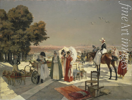 Flameng François - Das Treffen in Compiègne 1810