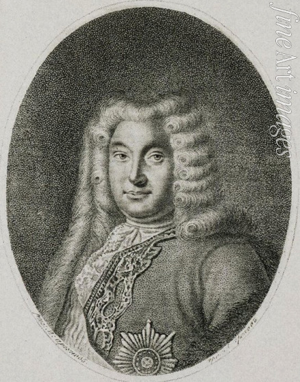 Gratschew Alexei Petrowitsch - Porträt des Vize-Kanzlers Heinrich Johann Friedrich (Andrei) Graf Ostermann (1687-1747)