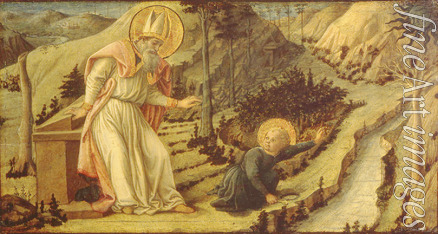 Lippi Fra Filippo - Die Vision des heiligen Augustinus