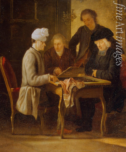 Huber Jean - Voltaire at a Chess Table