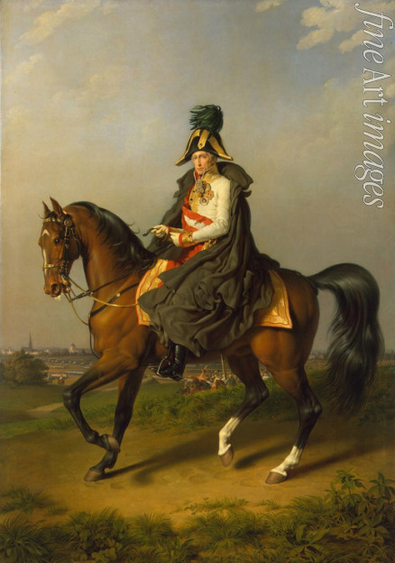 Krafft Johann Peter - Equestrian Portrait of Holy Roman Emperor Francis II (1768-1835)