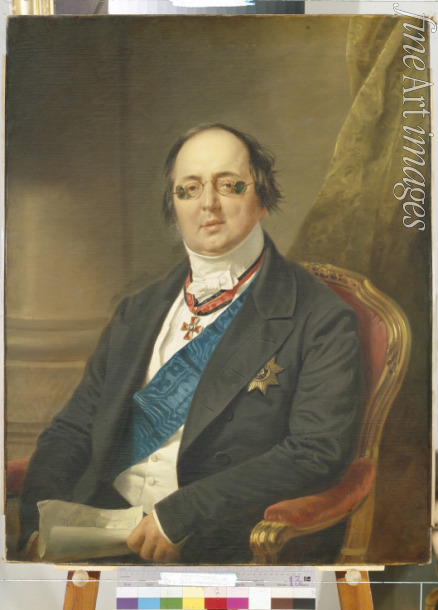 Krüger Franz - Porträt des Grafen Alexander Kuschelew-Besborodko (1800-1855)