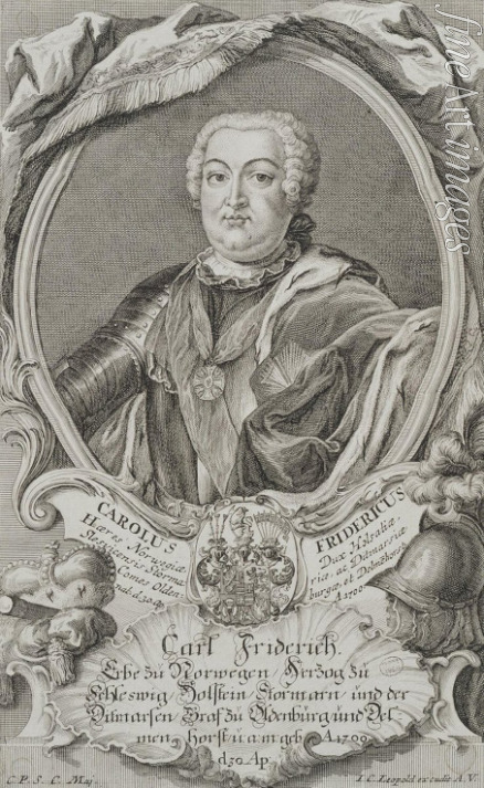 Leopold Johann Christian - Porträt des Herzogs Karl Friedrich von Holstein-Gottorp (1700-1739)