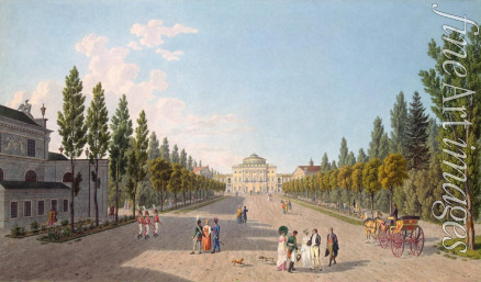 Lory Mathias Gabriel - View of the Pavlovsk Palace from the Park
