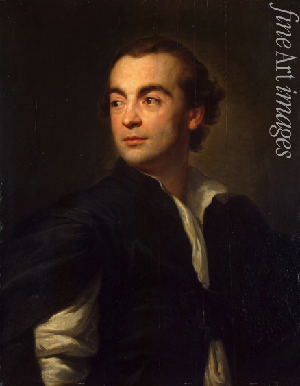 Mengs Anton Raphael - Portrait of the art historian and archaeologist Johann Joachim Winckelmann (1717-1768)