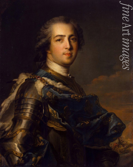 Nattier Jean-Marc - Portrait of the King Louis XV of France (1710-1774)
