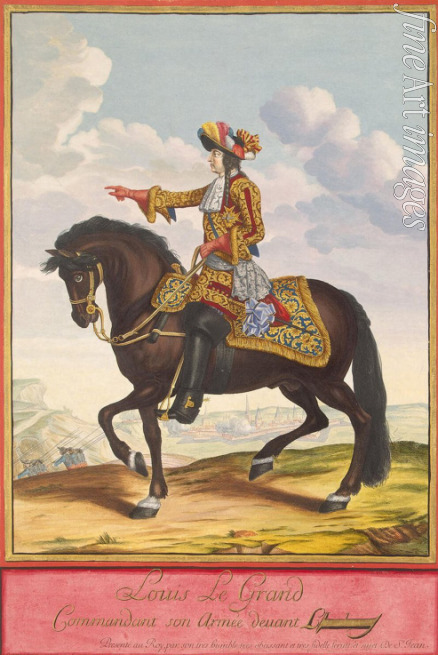 Saint-Jean Jean Dieu de - Portrait of Louis XIV on Horseback in the Battle of Cambrai