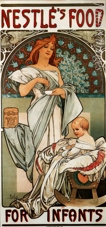 Mucha Alfons Marie - Nestlé's Food for Infants (Plakat)