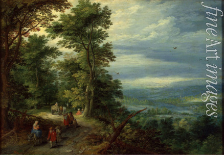 Brueghel Jan der Ältere - Am Rande des Waldes (Die Flucht nach Ägypten)