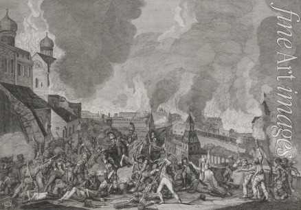 Cardelli Salvatore - Der Brand von Moskau am 15. September 1812