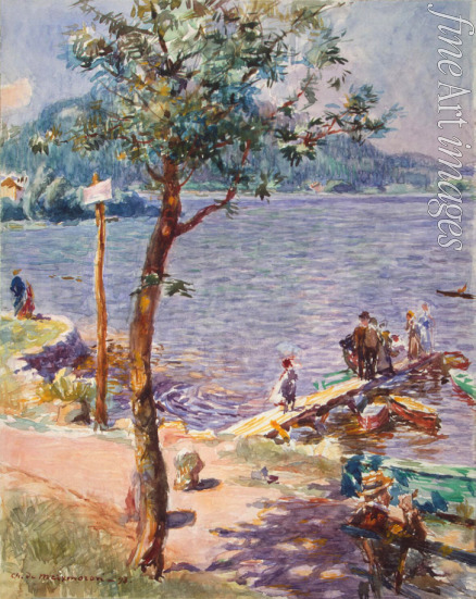 Meixmoron de Dombasle Charles de - View of a Lake