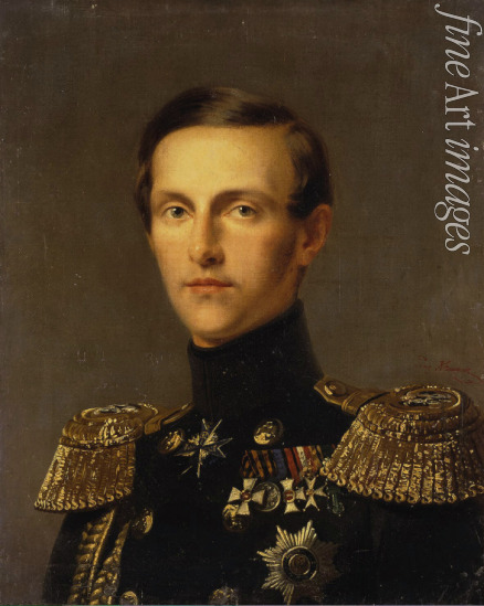 Krüger Franz - Portrait of Grand Duke Konstantin Nikolayevich of Russia (1827-1892)