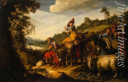 Lastman Pieter Pietersz. - Abraham on the Road to Canaan